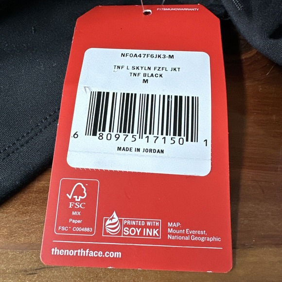 North face Grainger Manufacturing zippered light jacket NWT womens M - Picture 5 of 7